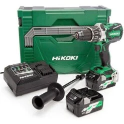Hikoki DV18DBXL/JRZ 18V Brushless Combi Drill With 2 X Multi-Volt Batteries