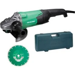 Hikoki G23STCD/J2 Angle Grinder 230mm Diamond Blade Case